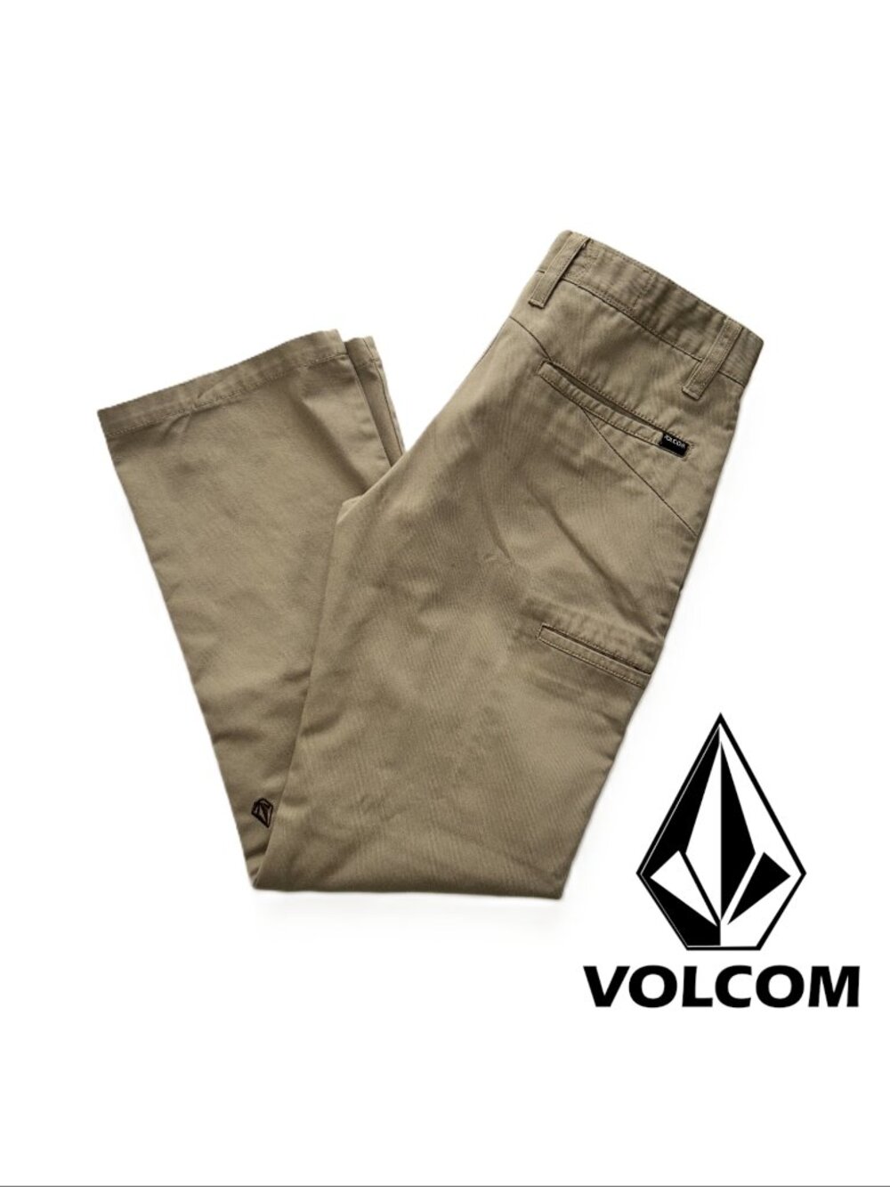 Volcom Youth Frickin Chino Pants - Tan - Size 25